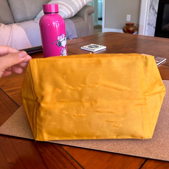 LongChamp LePliage Mini HandBag, Yellow/Brown, VGUC - Picture 8 of 11